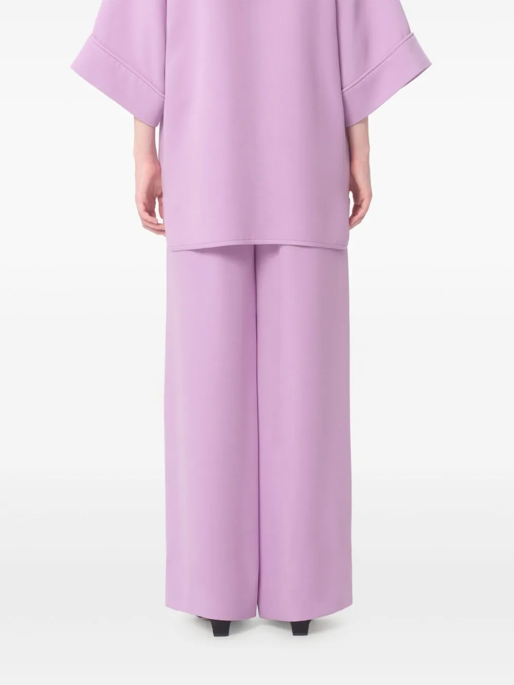 Valentino Silk Wide Leg Trousers