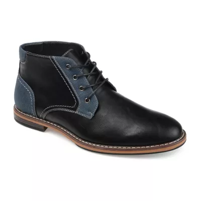 Vance Co Mens Franco Block Heel Chukka Boots