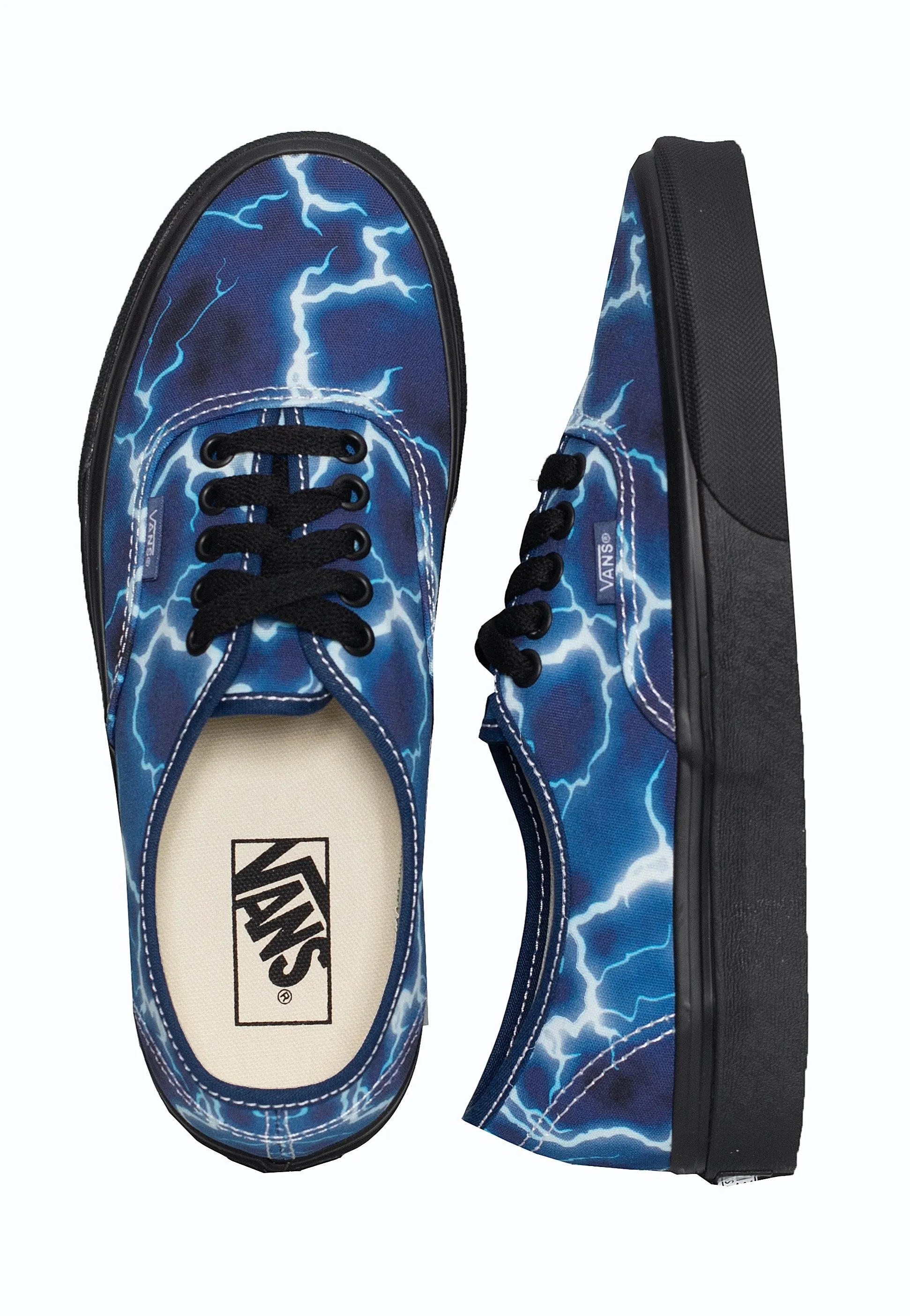 Vans - Authentic Lightning Black/Blue - Shoes