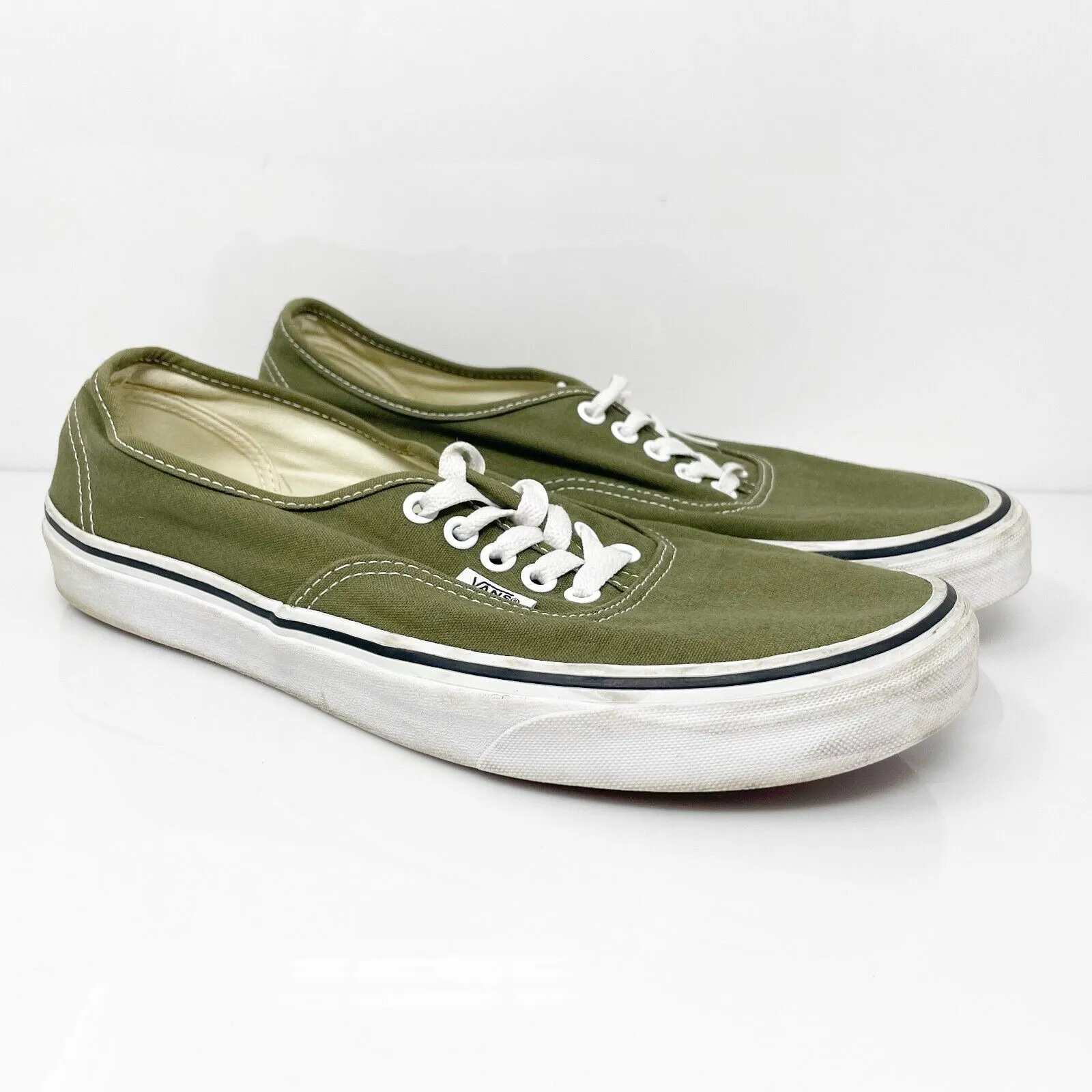 Vans Mens Off The Wall 751505 Green Casual Shoes Sneakers Size 10