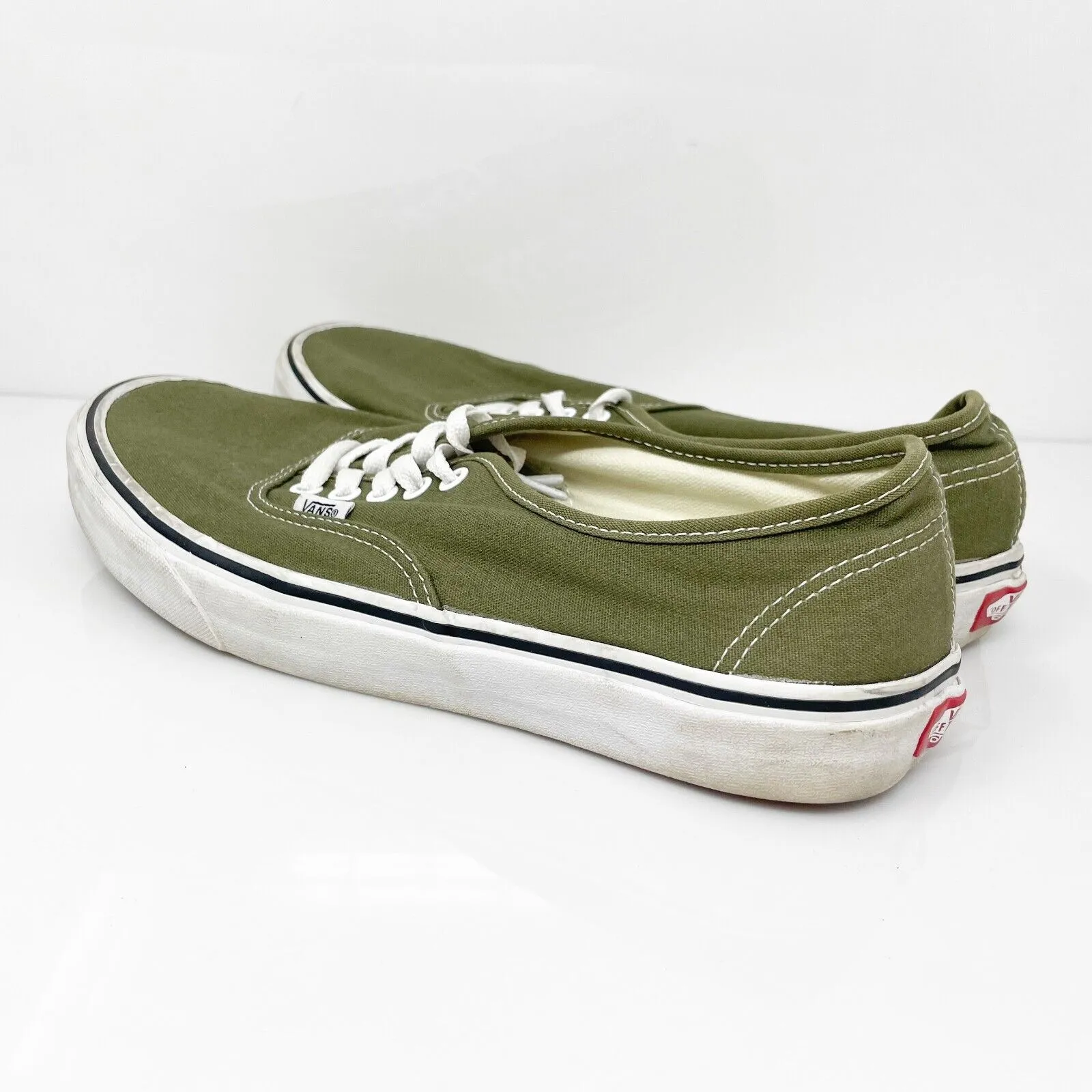 Vans Mens Off The Wall 751505 Green Casual Shoes Sneakers Size 10