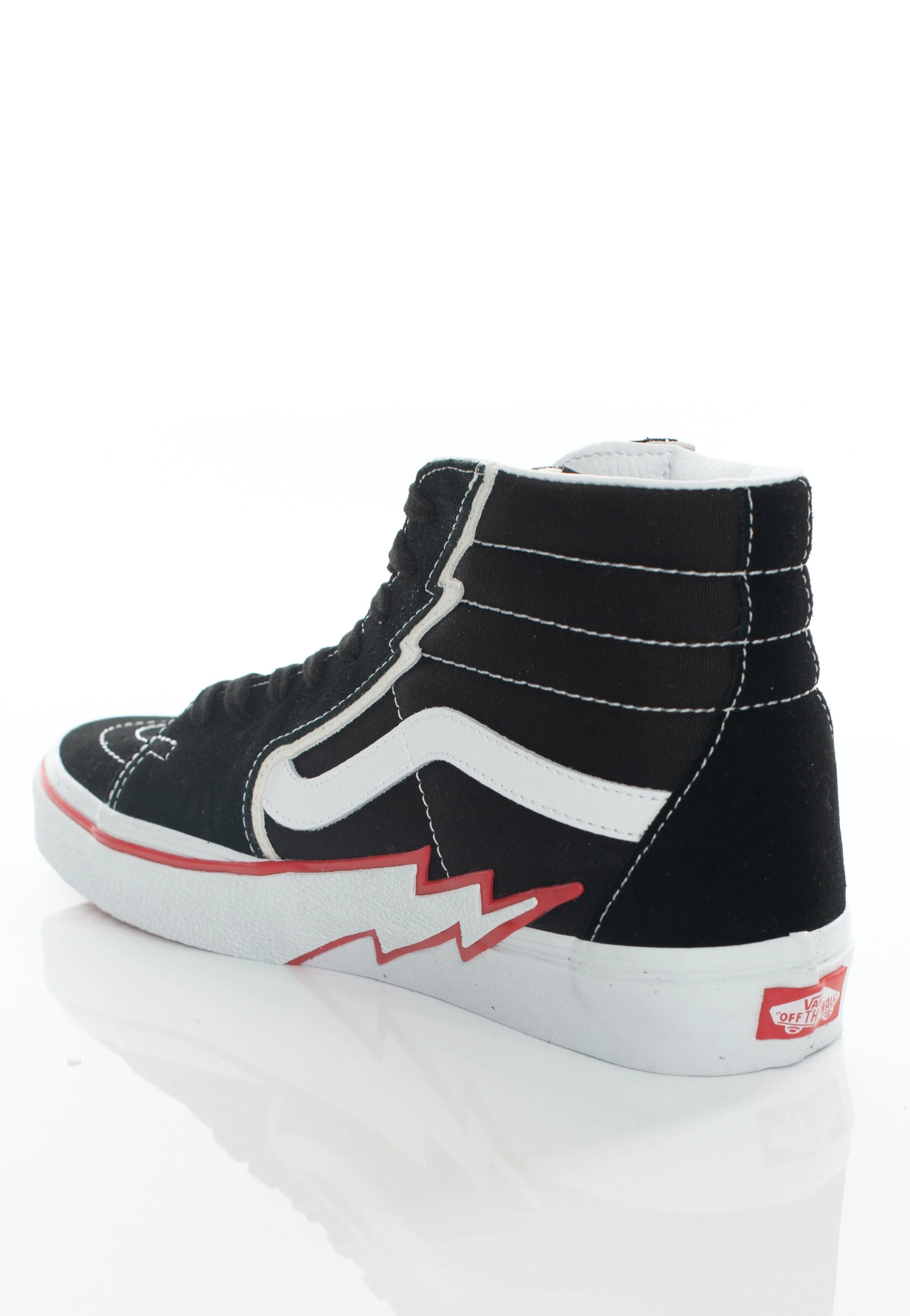 Vans - Sk8 Hi Bolt Black/Racing Red - Shoes