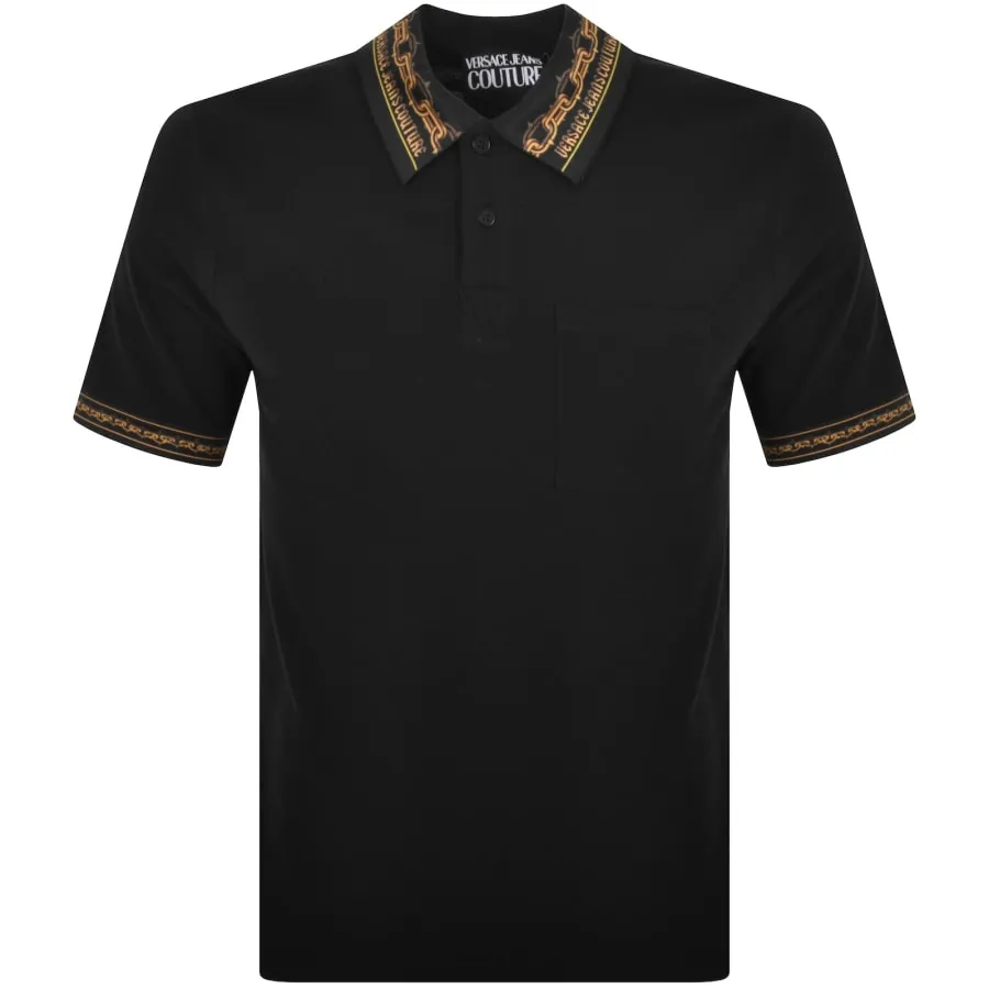 Versace Jeans Couture Polo T Shirt Black