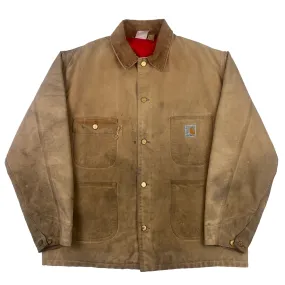 Vintage Carhartt Canvas Chore Jacket Beige