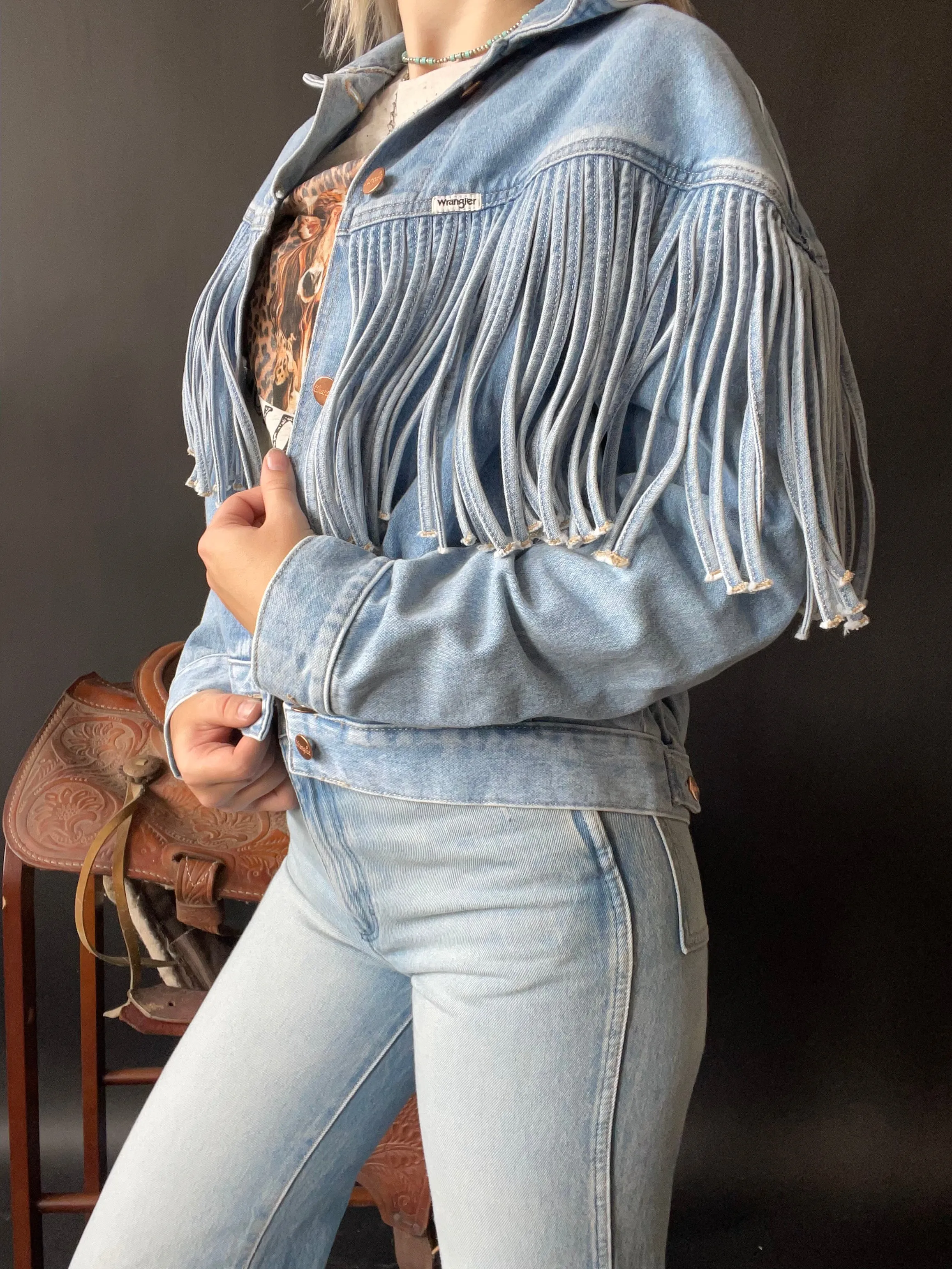 Vintage Fringe Jacket Sale at SaleWrangler