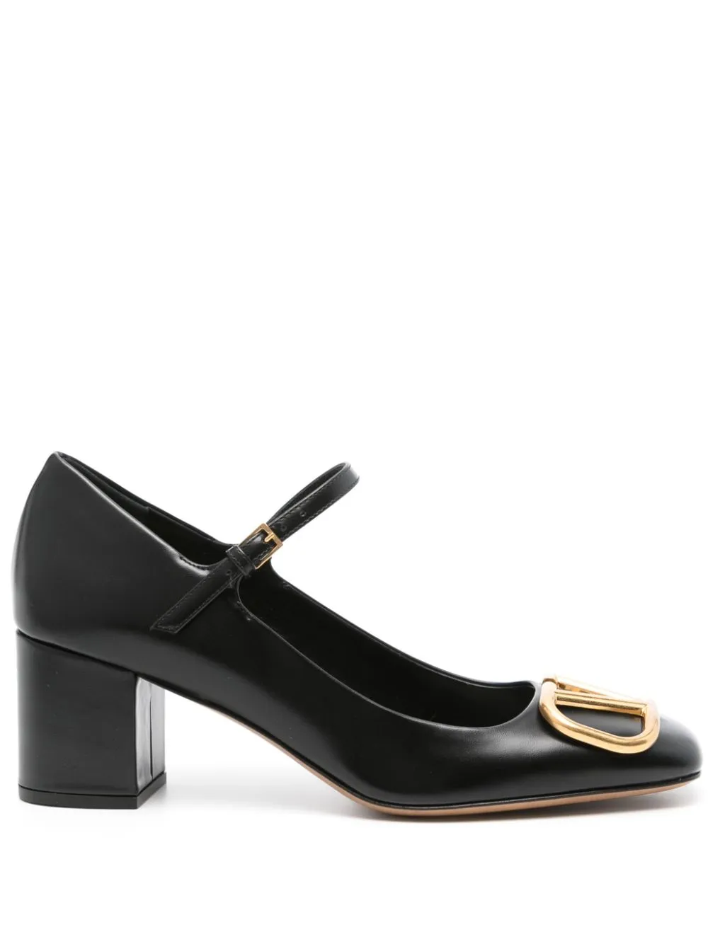 VLOGO SIGNATURE LEATHER PUMPS