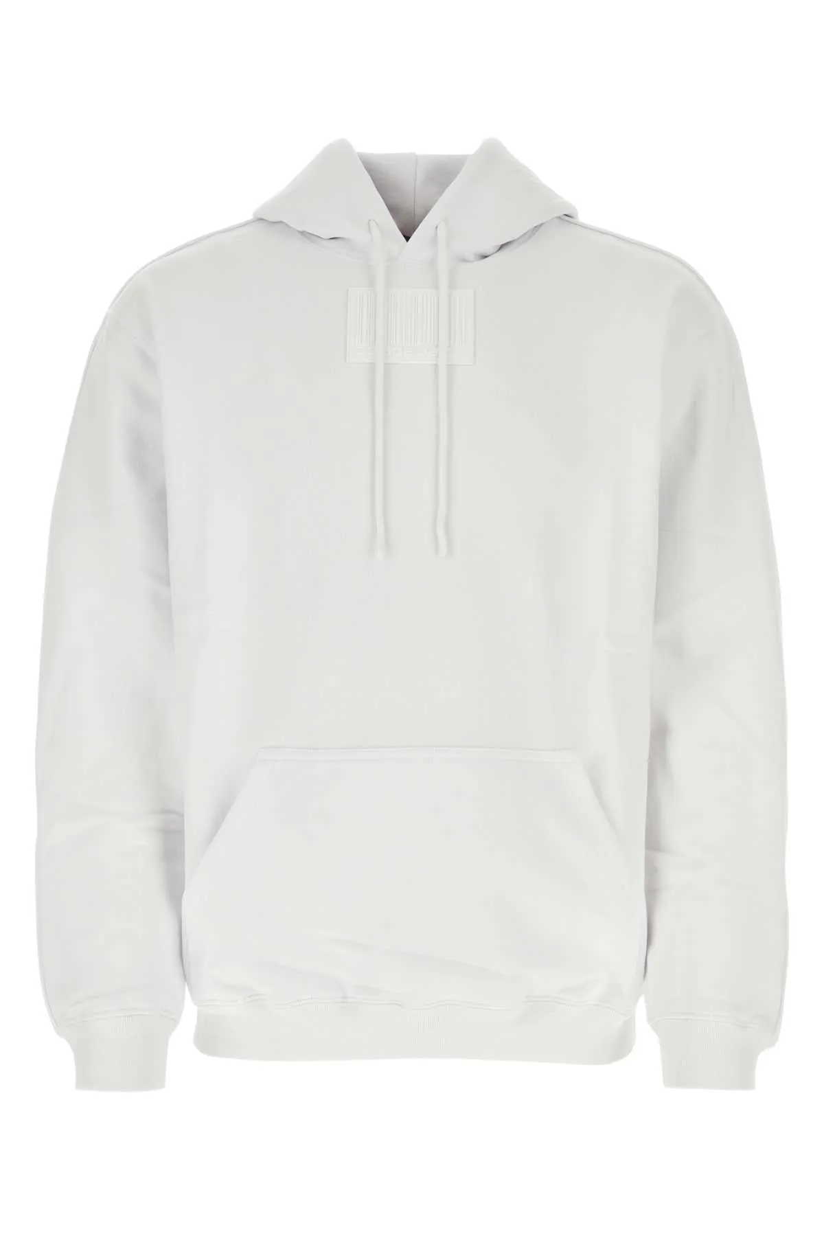 Vtmnts White Cotton Blend Oversize Sweatshirt