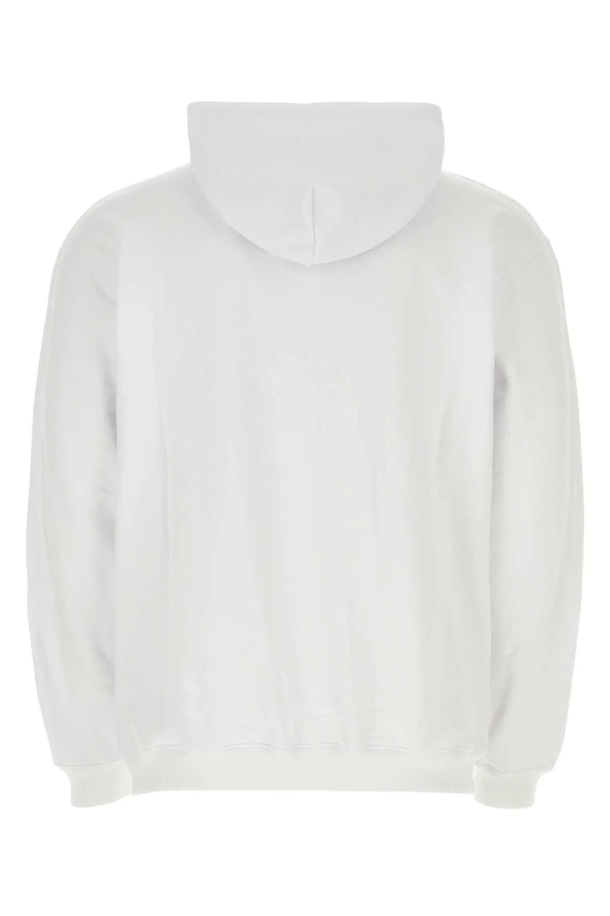 Vtmnts White Cotton Blend Oversize Sweatshirt