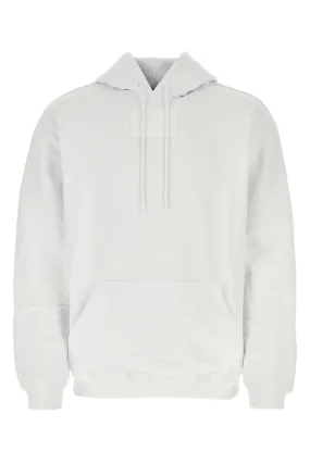 Vtmnts White Cotton Blend Oversize Sweatshirt