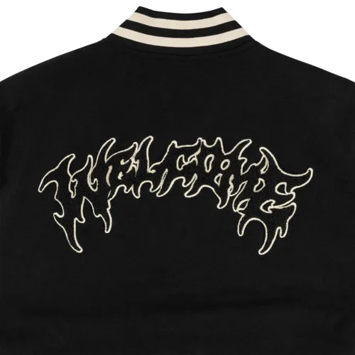 Skateboard Barb Varsity Jacket Black/Bone