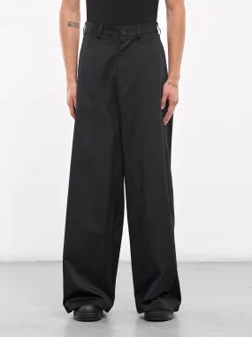 Wide Leg Trousers (877PAM1-BLACK)