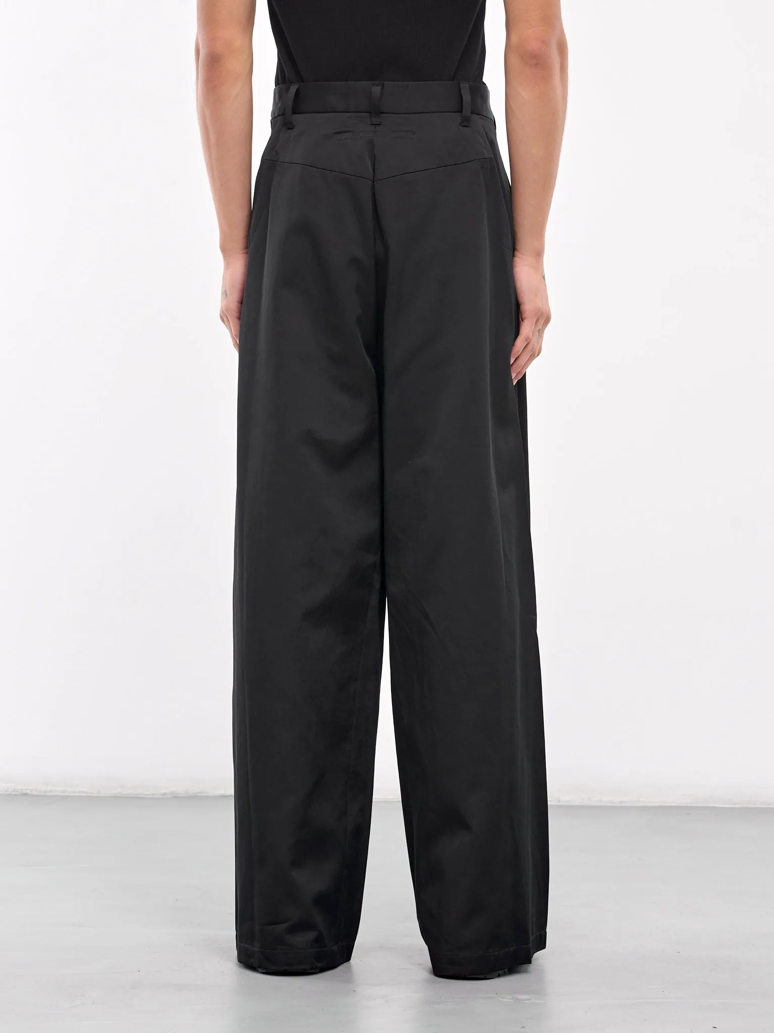 Wide Leg Trousers (877PAM1-BLACK)