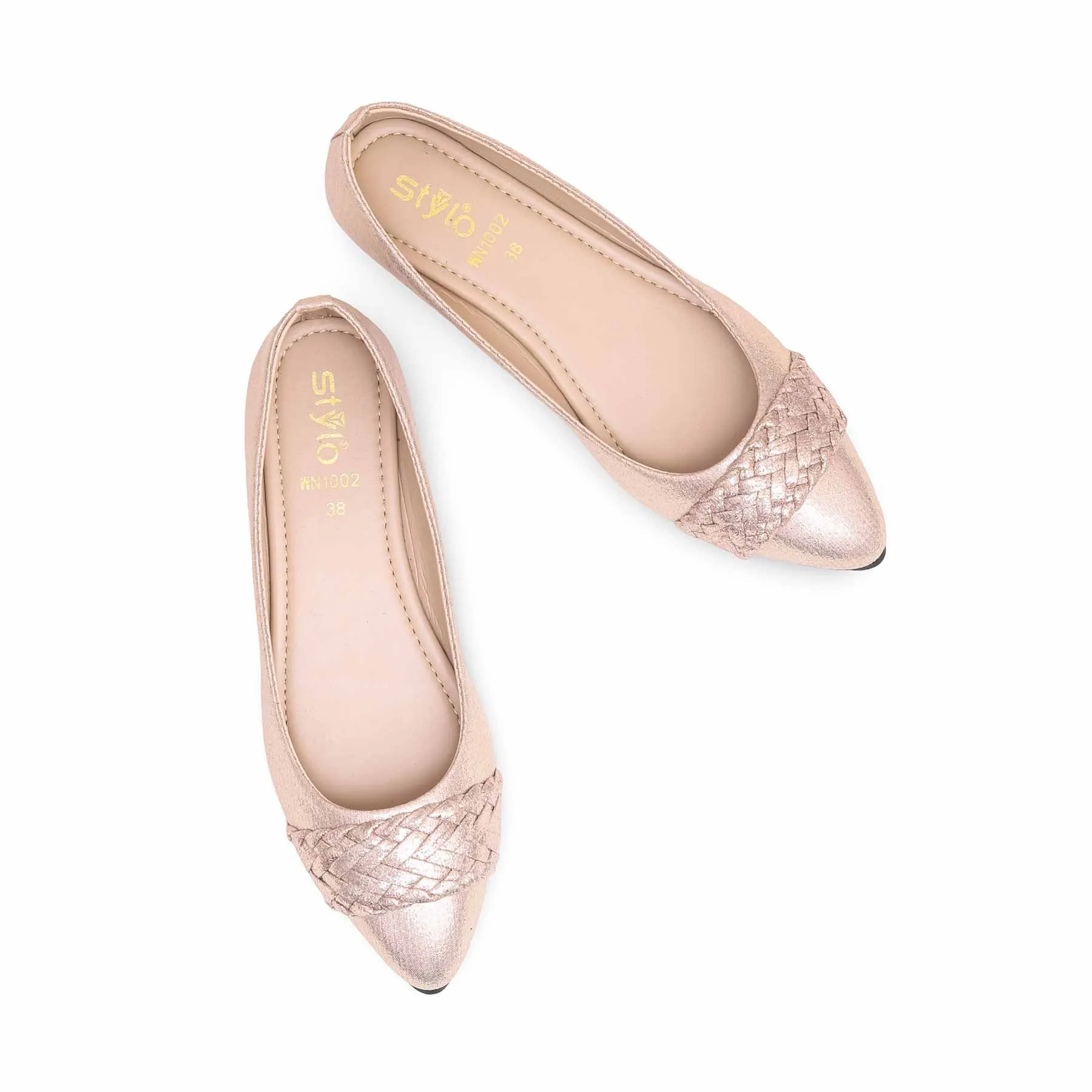 Women Golden Pumps WN1002