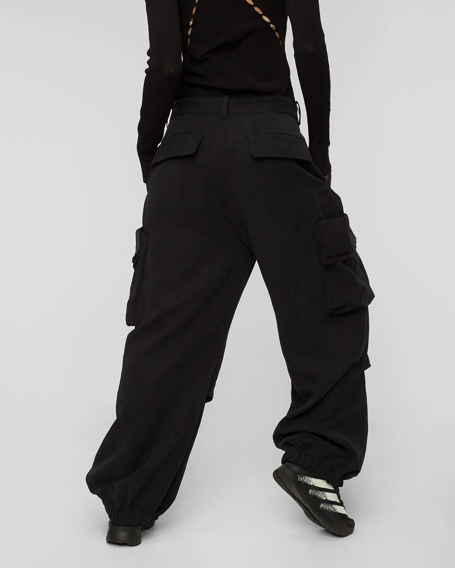 Women's black cargo trousers Y-3 il2063-black