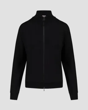 Women's black zip-up sweatshirt Deha D12632-10009