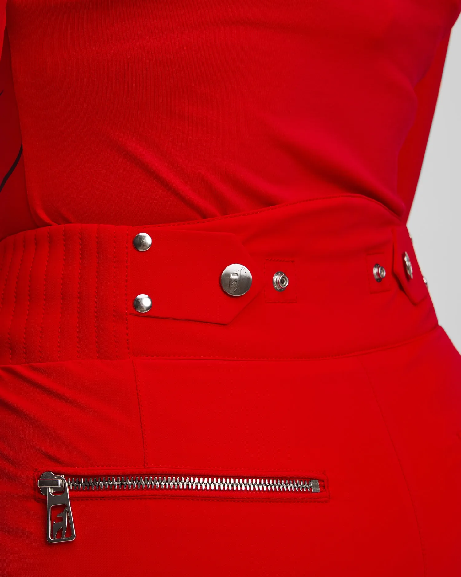 Women's red ski trousers Toni Sailer Alla 342206-457