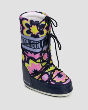 Women's snow boots Moon Boot Icon Flower 80D1402940-jb10