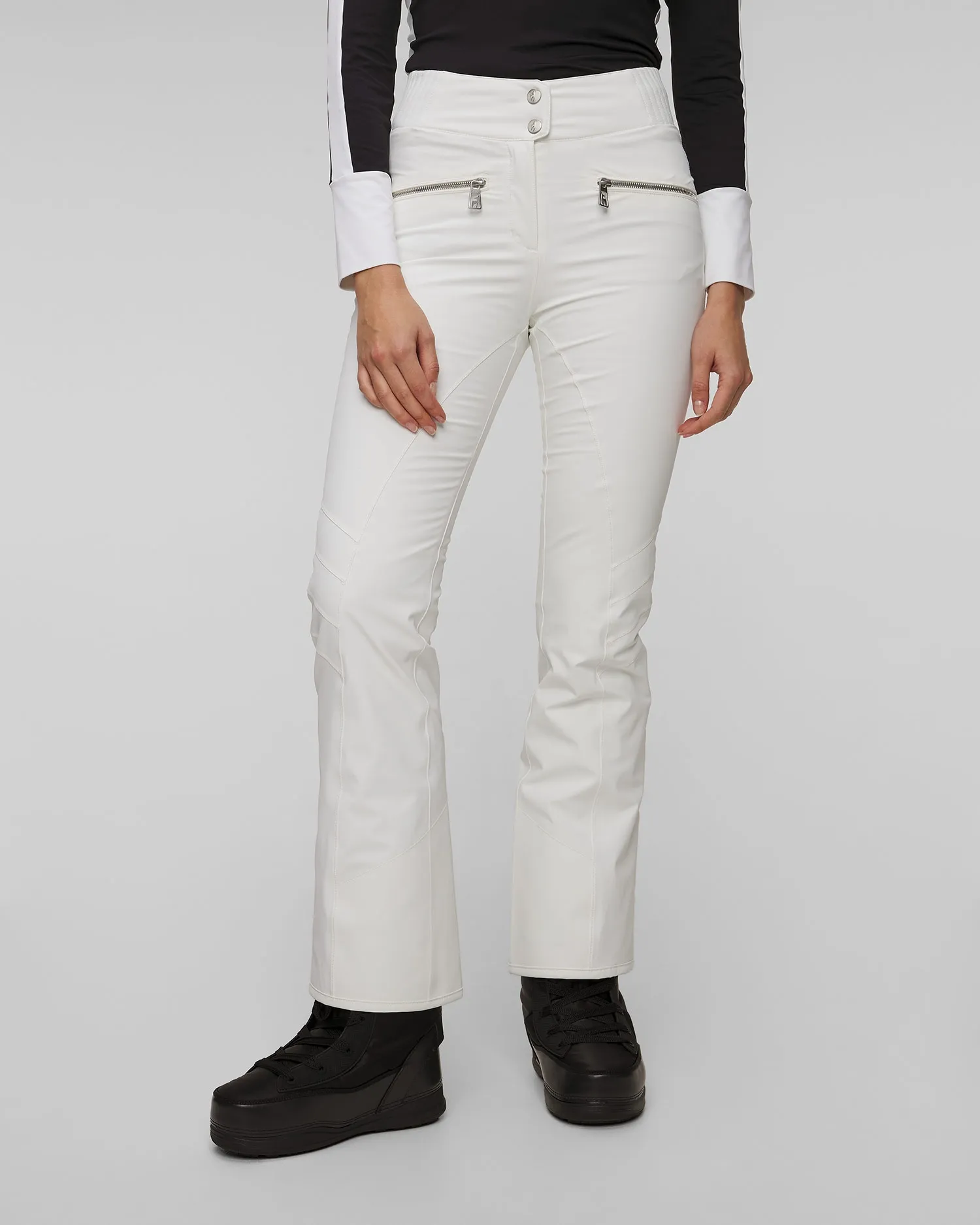 Women's white ski trousers Toni Sailer Alla 342206-201