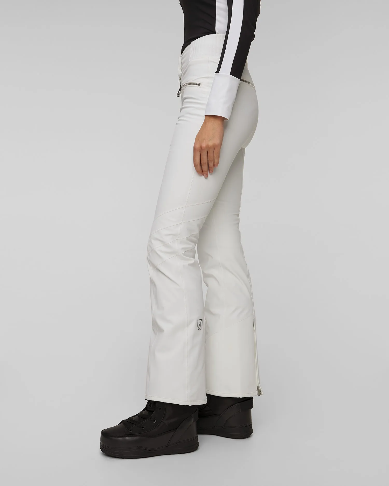 Women's white ski trousers Toni Sailer Alla 342206-201