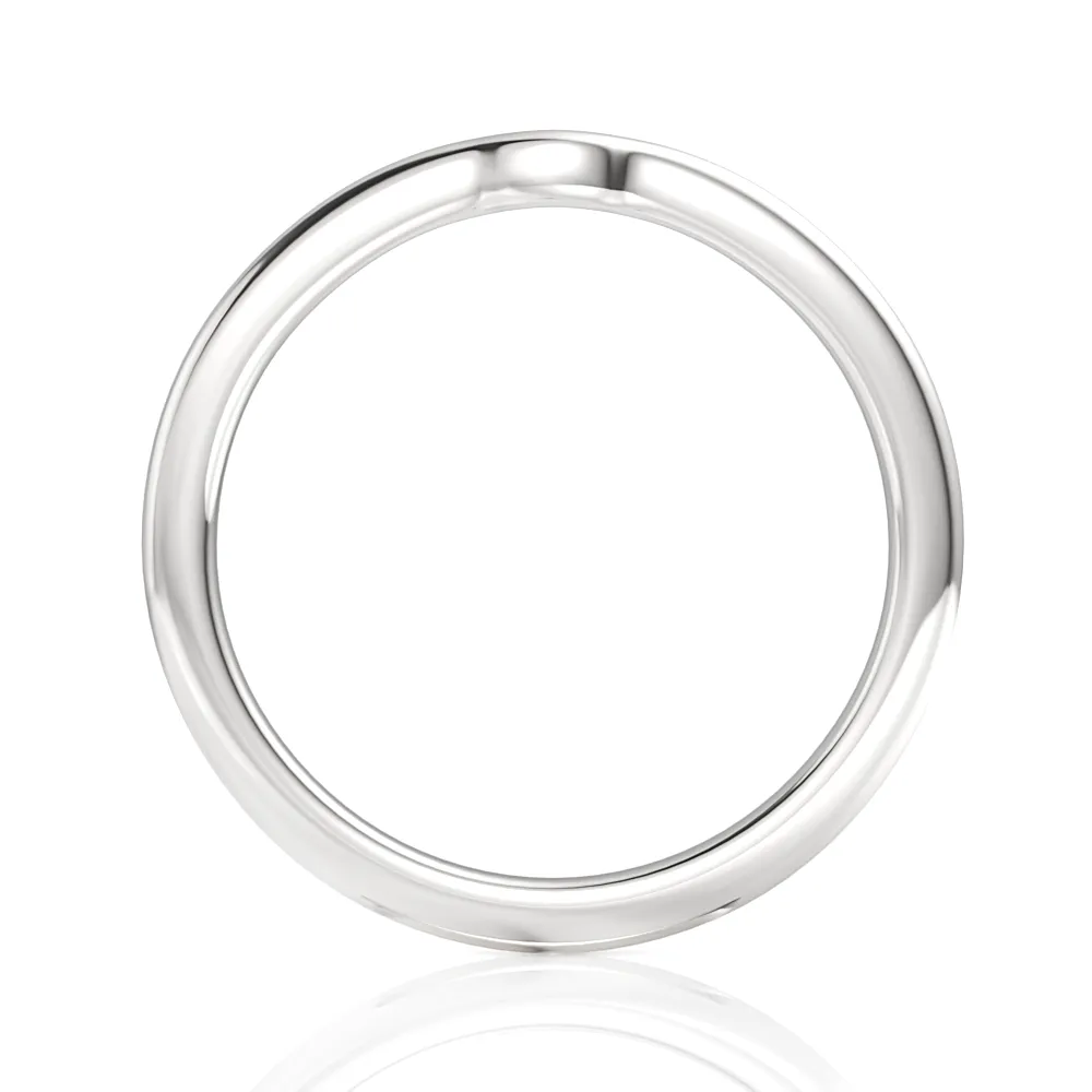 2mm Contour Wedding Ring