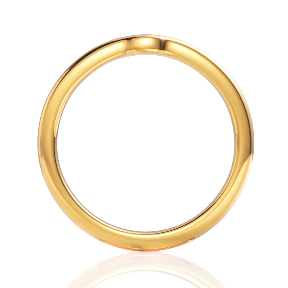 2mm Contour Wedding Ring