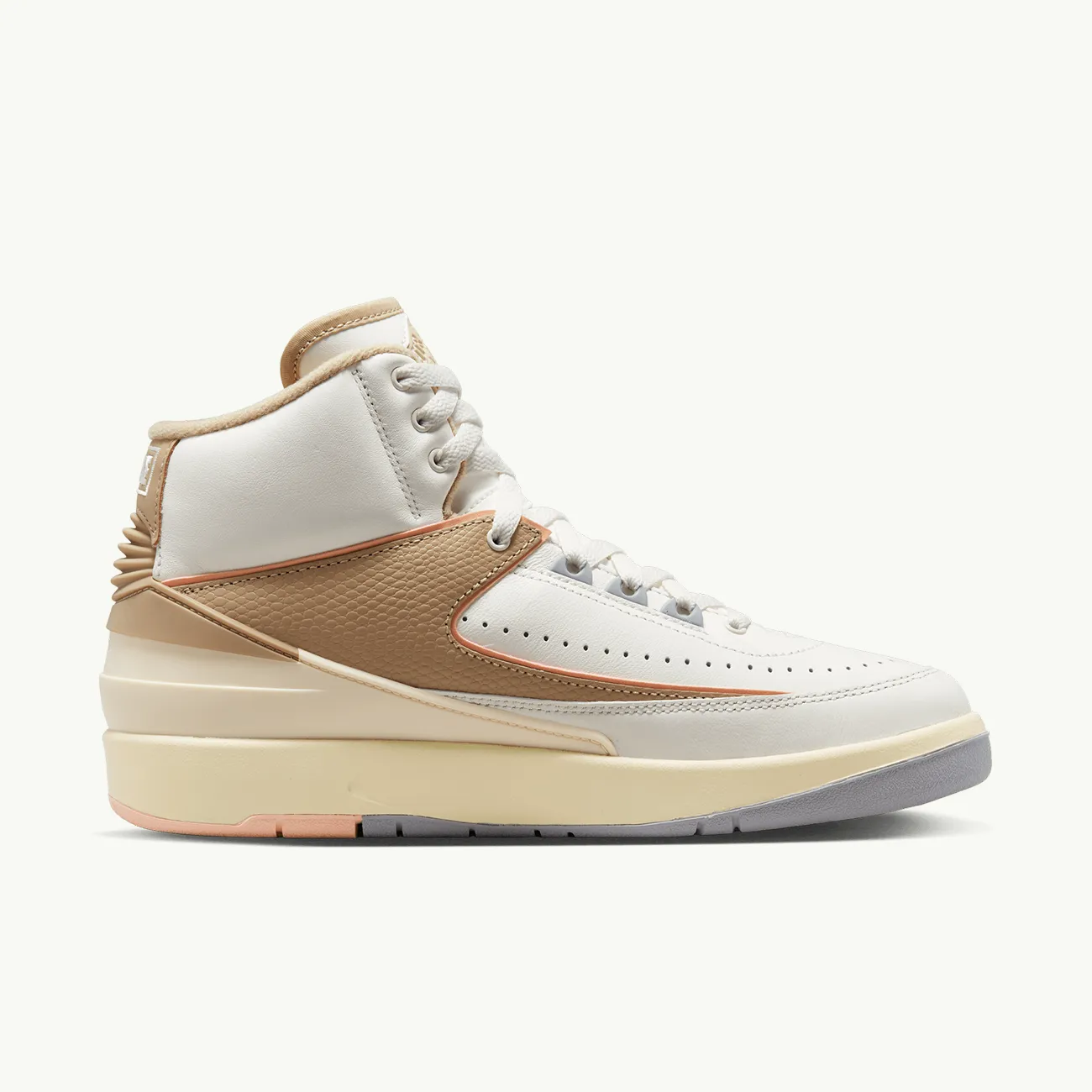 Women's Air Jordan 2 Retro - Sail/Desert Sunset Haze/Muslin