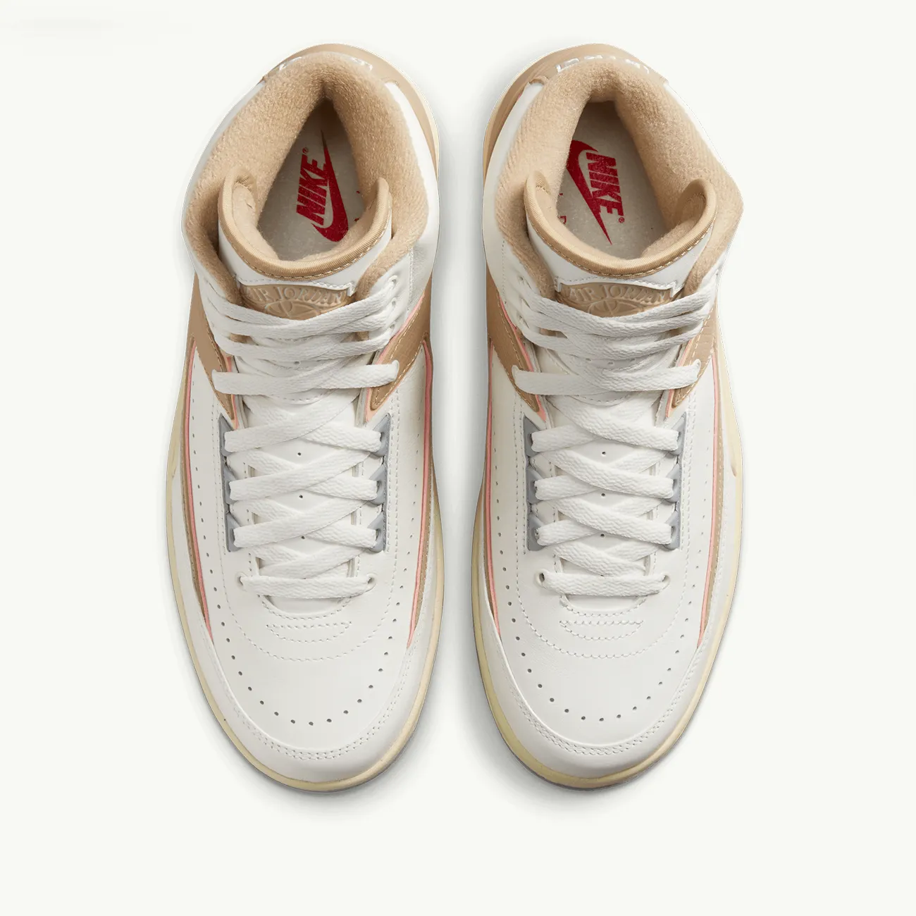 Women's Air Jordan 2 Retro - Sail/Desert Sunset Haze/Muslin