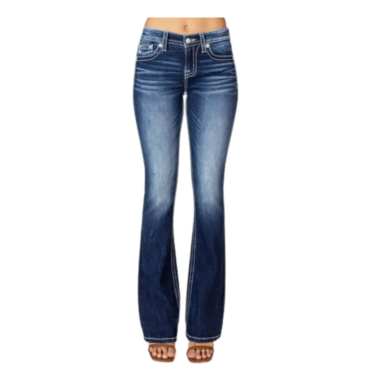 Women's Cow Skull Jeans By Miss Me