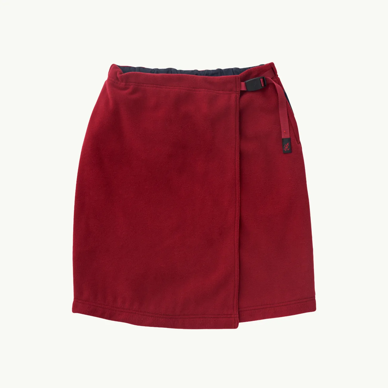 Women's Fleece Wrap Skirt - Deep Maroon