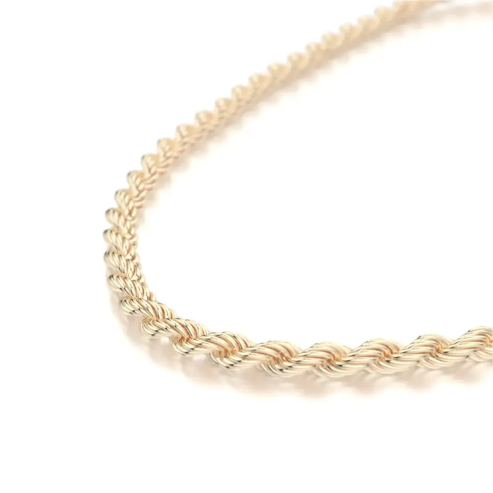 Gold 2.5mm Rope Chain