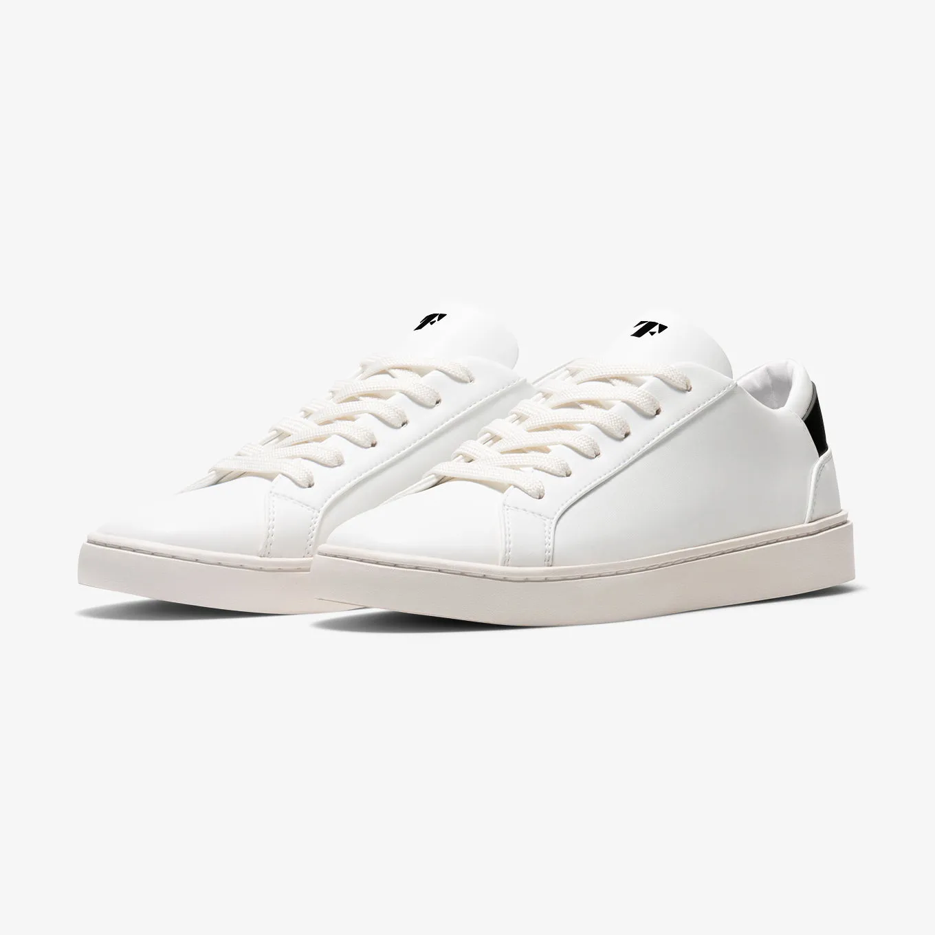 Women's Lace Up | White-Black