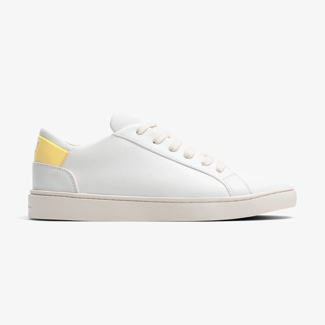 Women's Lace Up | White-Starstruck Yellow