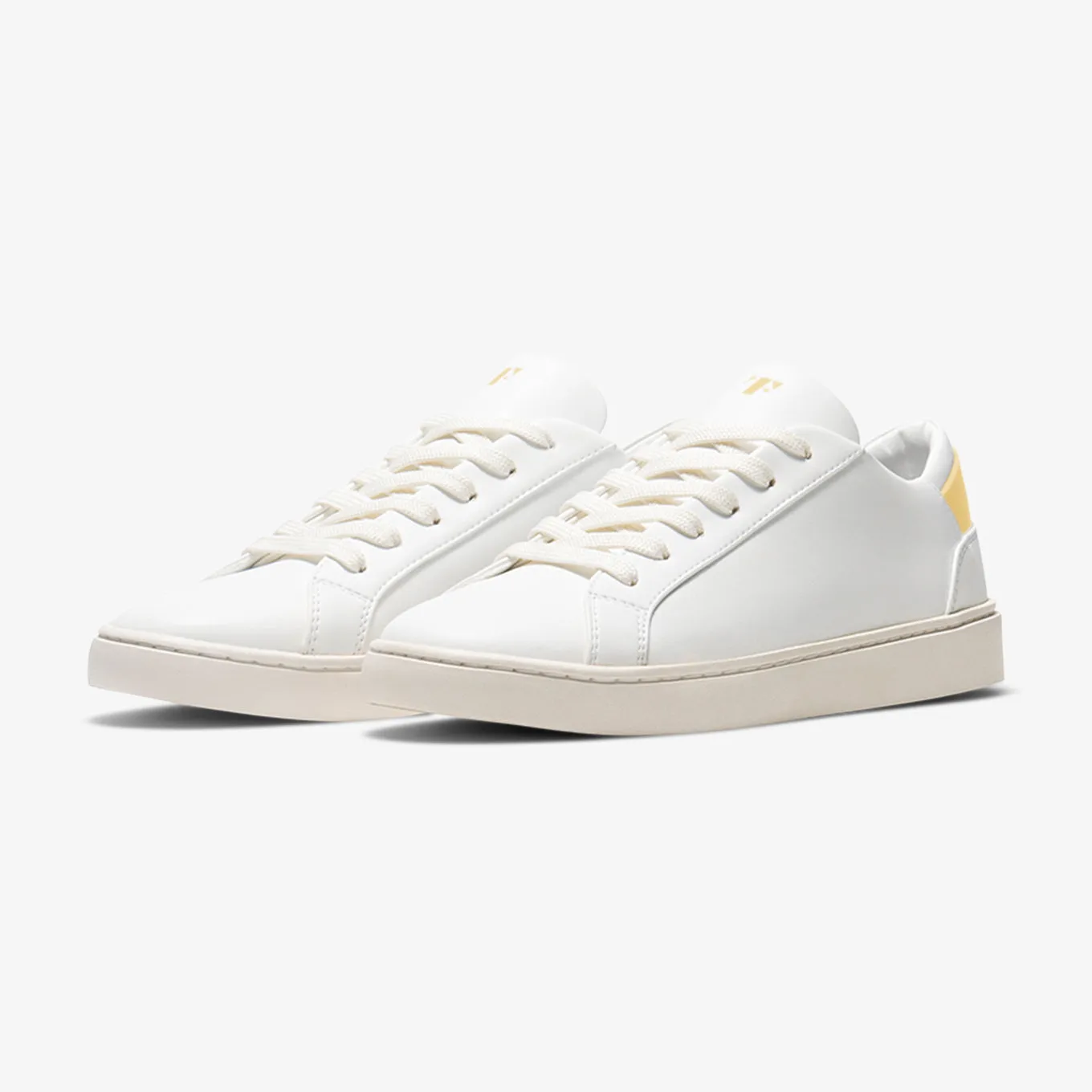 Women's Lace Up | White-Starstruck Yellow