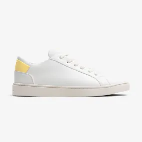 Women's Lace Up | White-Starstruck Yellow