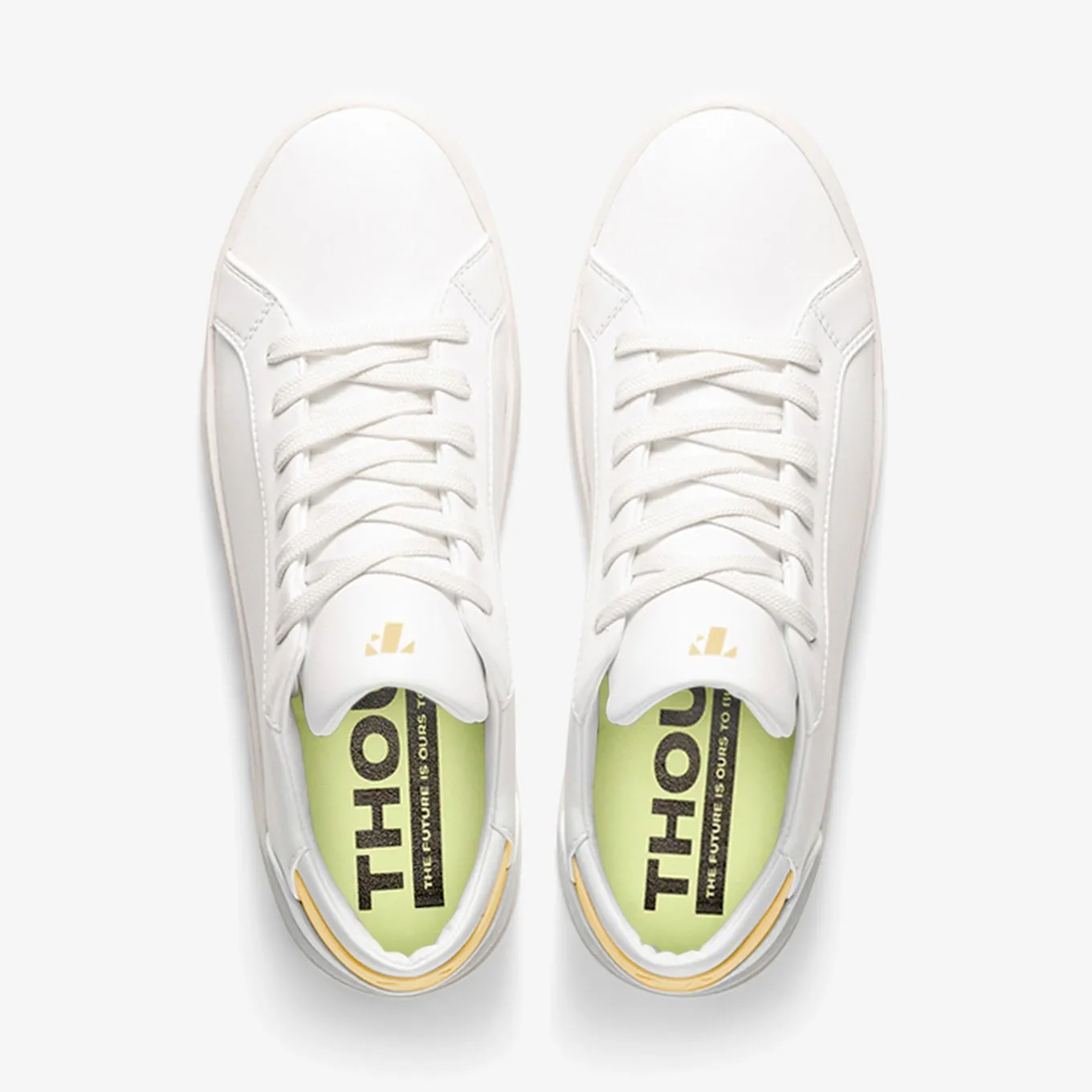 Women's Lace Up | White-Starstruck Yellow