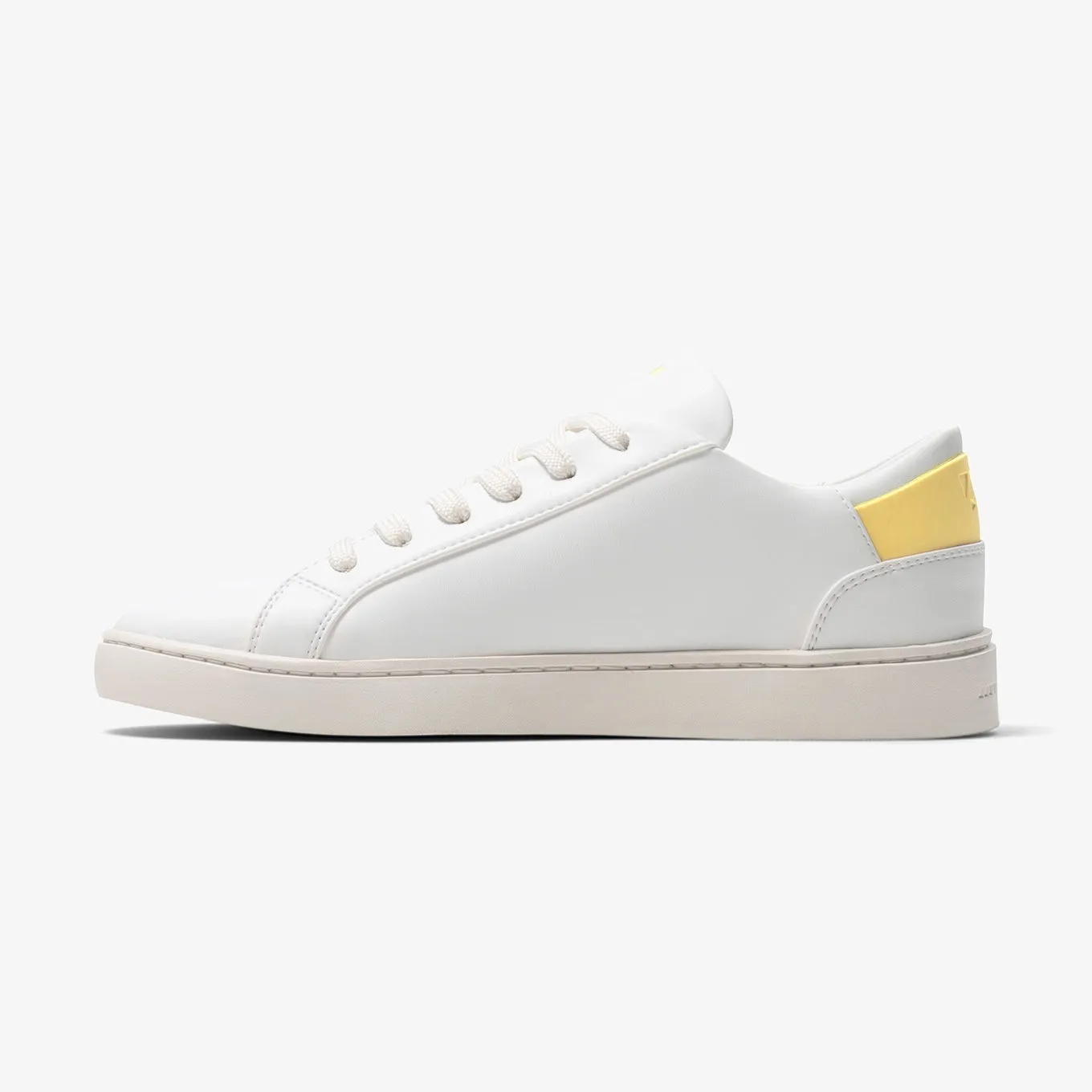 Women's Lace Up | White-Starstruck Yellow