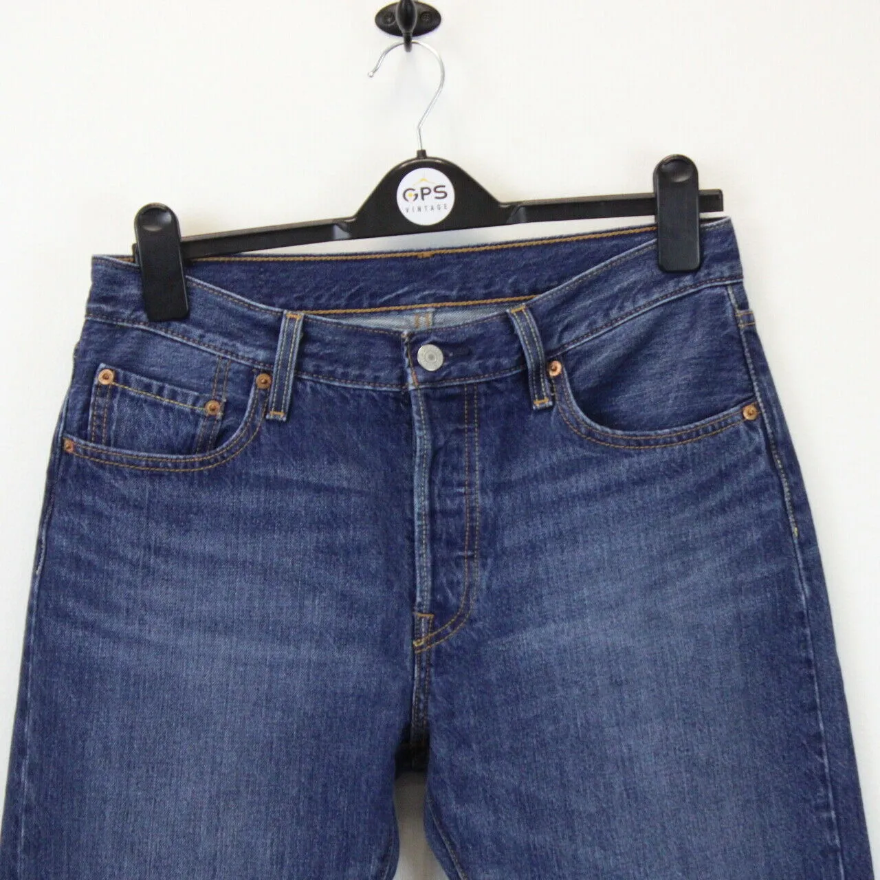 Womens LEVIS 501 Jeans Mid Blue | W32 L32