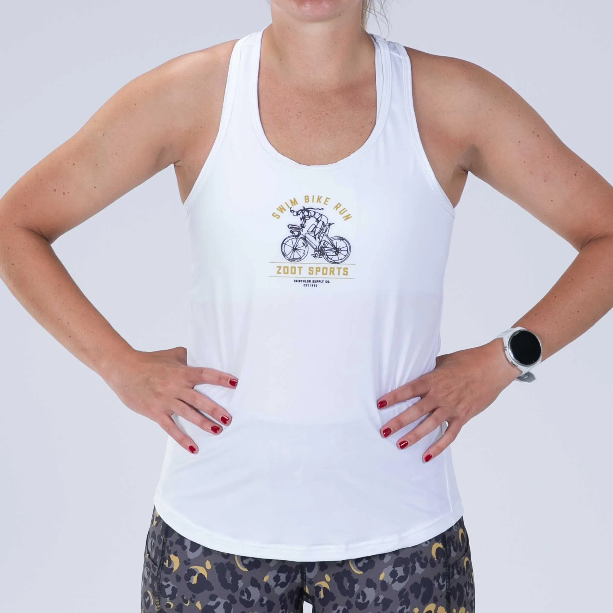 Women's Ltd Run Singlet - Tri Girl