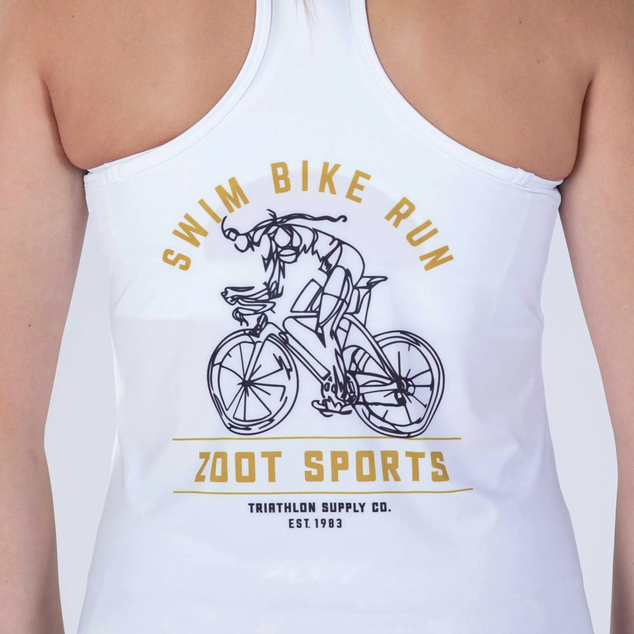 Women's Ltd Run Singlet - Tri Girl