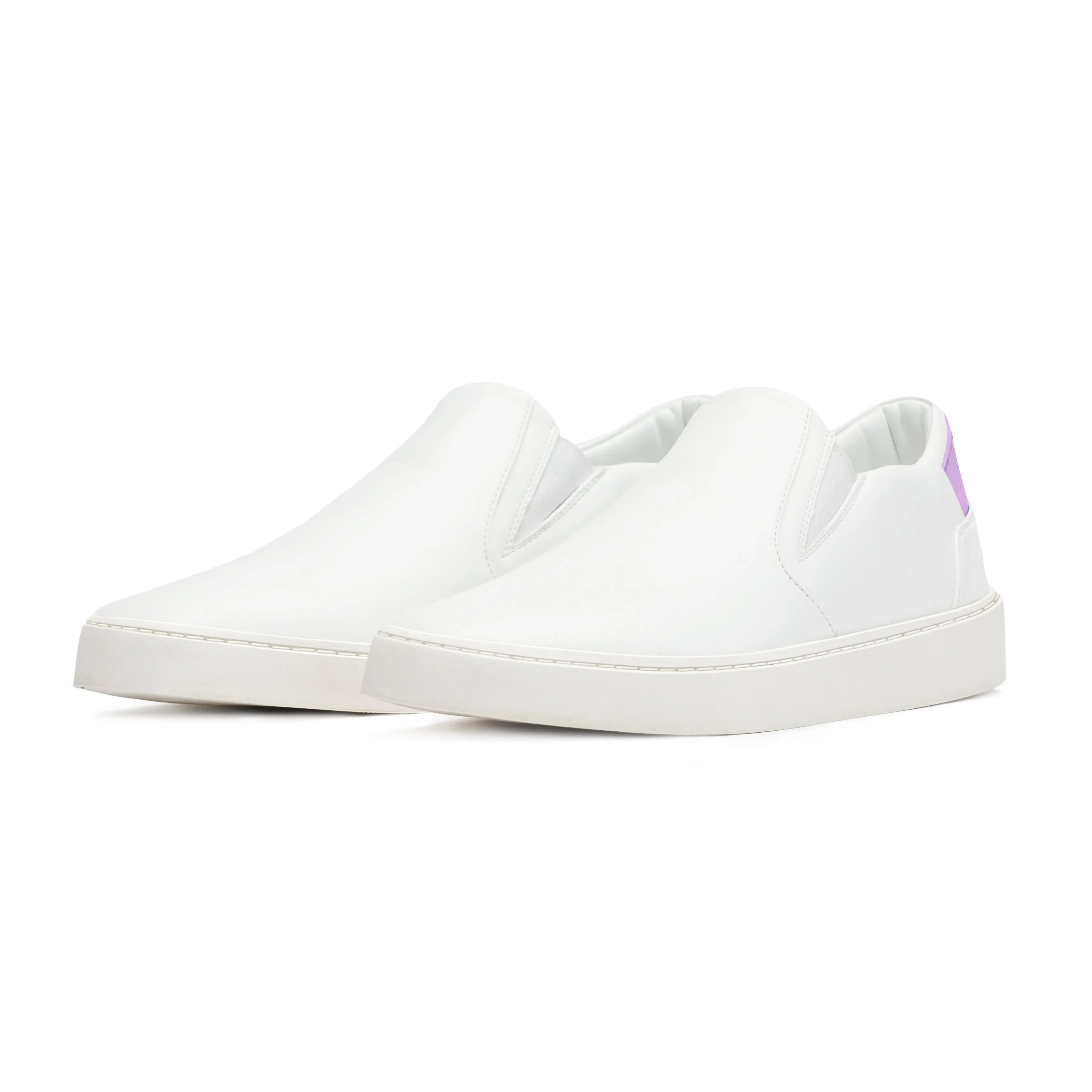 Women's Slip On | White-Psychic Wave