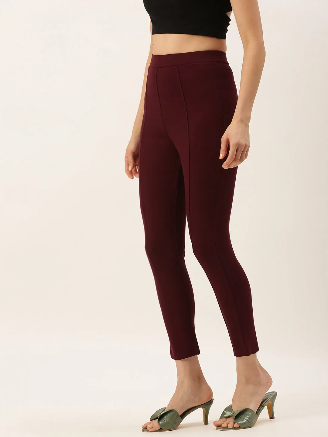 Women's Treggings Wine