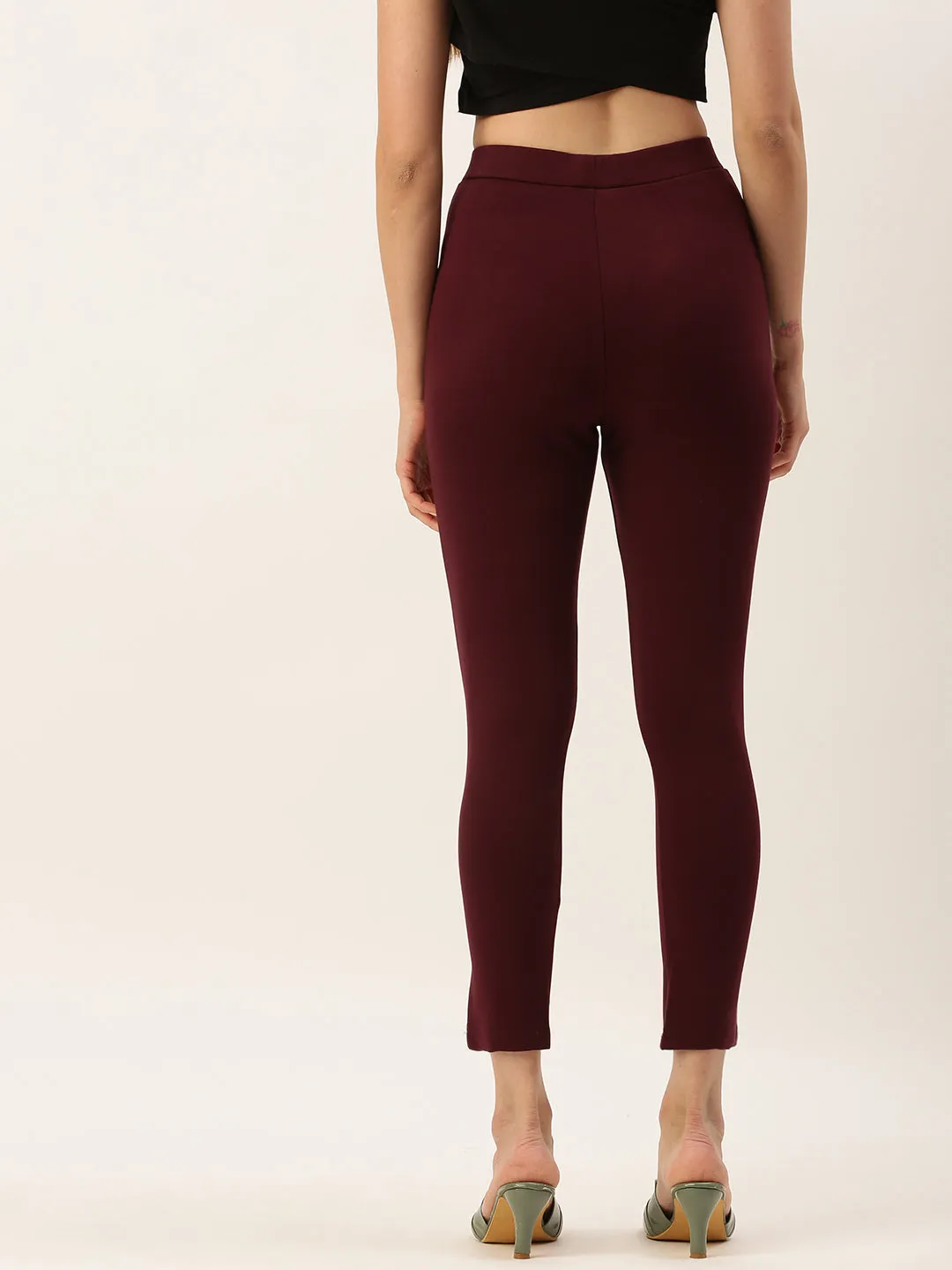 Women's Treggings Wine