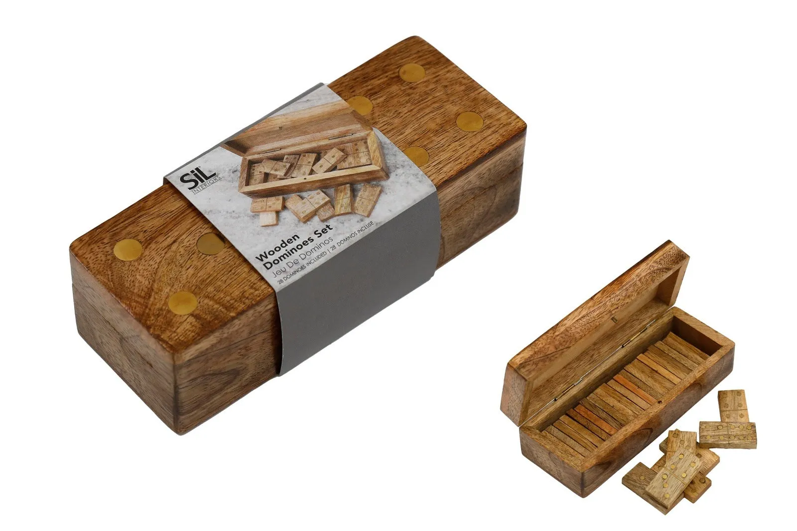 Wooden Dominoes Set