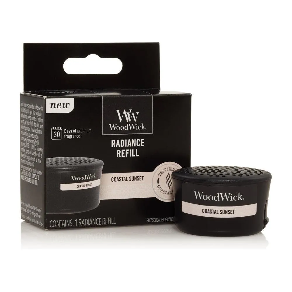 WoodWick Radiance Diffuser Scent Starter Kit Set Coastal Sunset