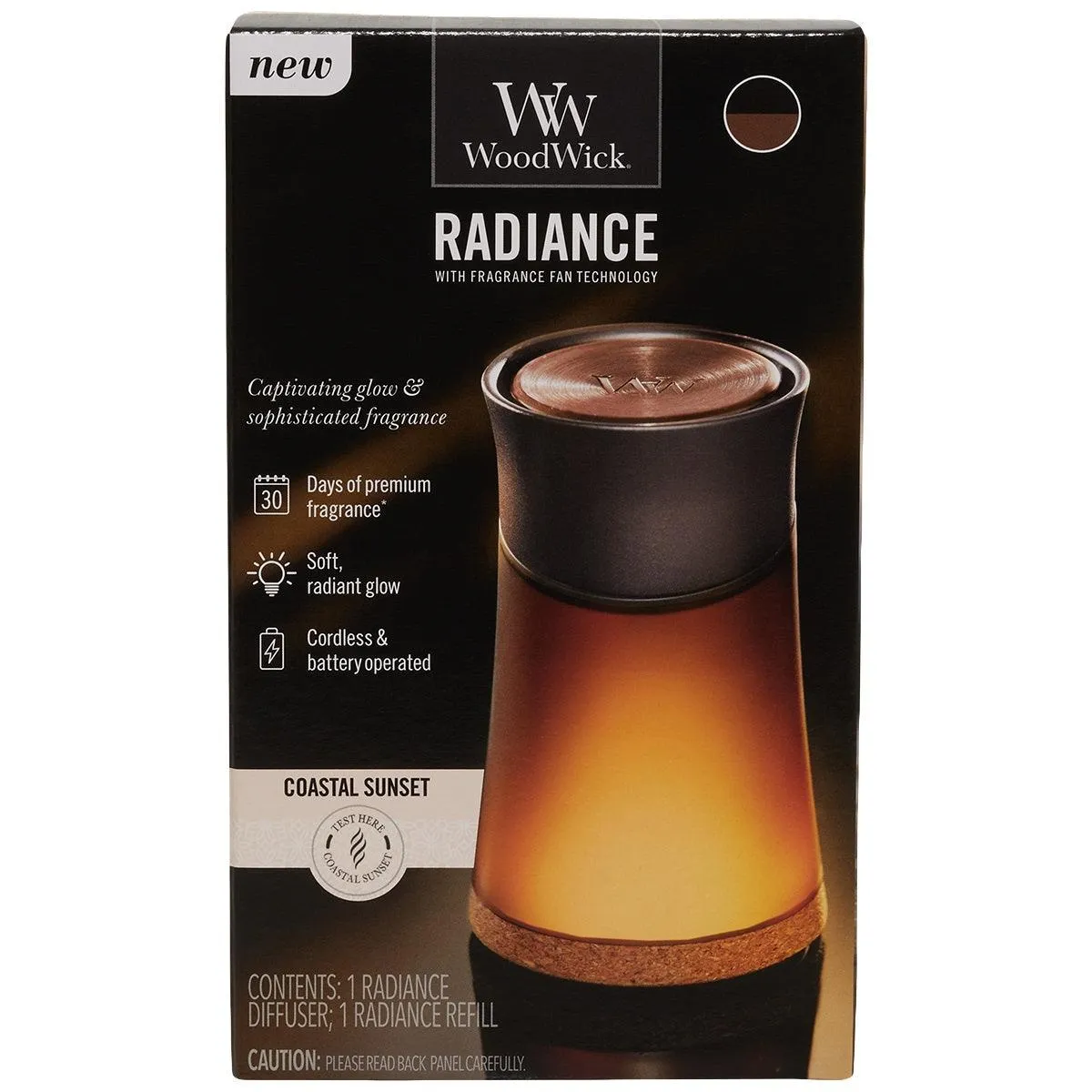 WoodWick Radiance Diffuser Scent Starter Kit Set Coastal Sunset