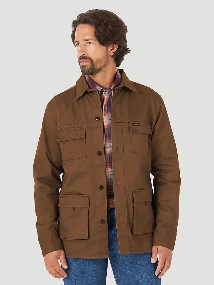 Wrangler Chore Jacket with Quilted Yoke - On Sale Now