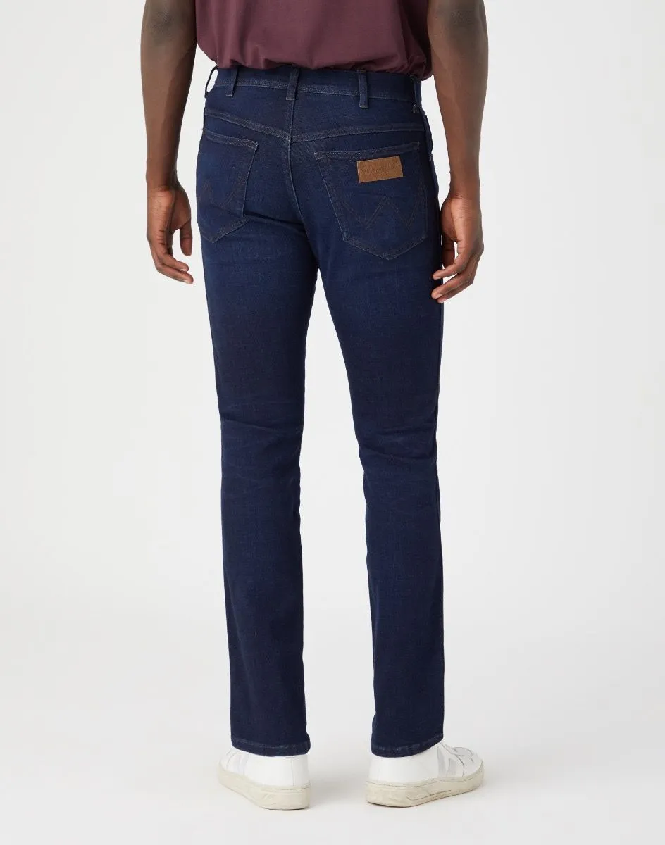 Wrangler Texas Slim Stretch Denim Jeans Convoy