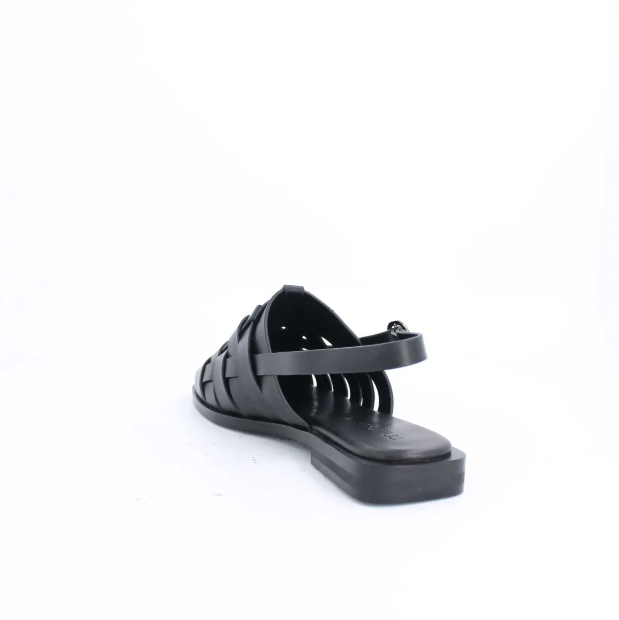 WYNNE FLAT MULES - BLACK