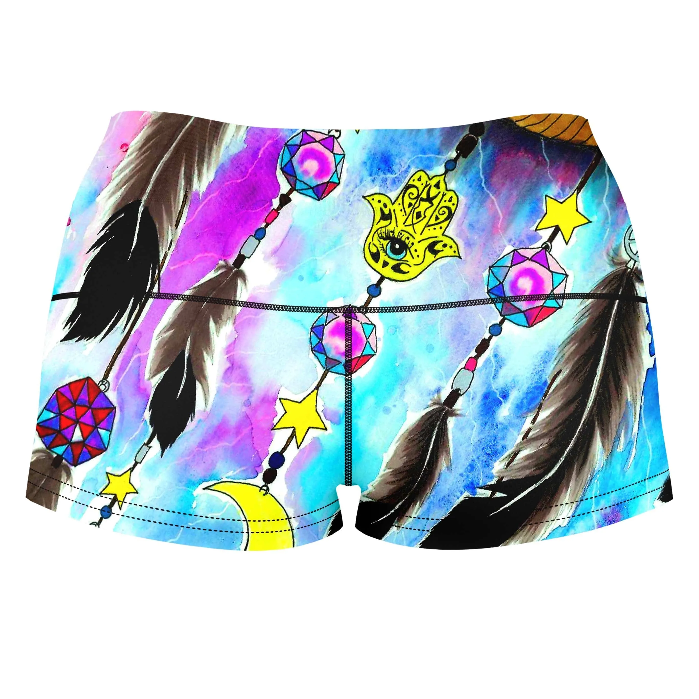 Yin Yang 2 High-Waisted Women's Shorts