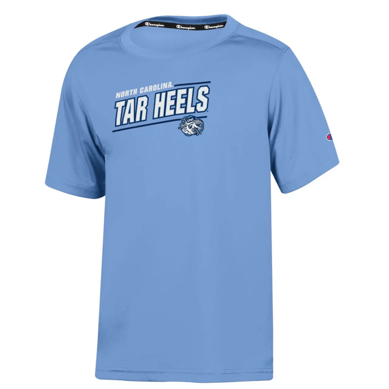 YOUTH Champion Tar Heels w/ Ram Face Performance Tee